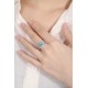 Ruif Jewelry Classic Design S925 Silver 4.76ct Lab Paraiba Ring Wedding Bands Ruif Jewelry Classic Design S925 Silver 4.76ct Lab Paraiba Ring Wedding Bands