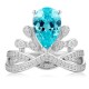 Ruif Jewelry Classic Design S925 Silver 4.75ct Lab Paraiba Ring 9mm Crush Ice Cut Wedding Bands Ruif Jewelry Classic Design S925 Silver 4.75ct Lab Paraiba Ring 9mm Crush Ice Cut Wedding Bands