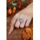 Ruif Jewelry Classic Design S925 Silver 6.39ct Lab Paraiba Ring Wedding Bands Ruif Jewelry Classic Design S925 Silver 6.39ct Lab Paraiba Ring Wedding Bands
