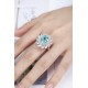 Ruif Jewelry Classic Design S925 Silver 6.715ct Lab Paraiba Ring Wedding Bands Ruif Jewelry Classic Design S925 Silver 6.715ct Lab Paraiba Ring Wedding Bands