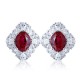Ruif Jewelry Classic Design S925 Silver 5.195ct Lab Grown Ruby Earrings Gemstone Jewelry Ruif Jewelry Classic Design S925 Silver 5.195ct Lab Grown Ruby Earrings Gemstone Jewelry