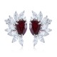 Ruif Jewelry Classic Design S925 Silver 1.7ct Lab Grown Ruby Earrings Gemstone Jewelry Ruif Jewelry Classic Design S925 Silver 1.7ct Lab Grown Ruby Earrings Gemstone Jewelry