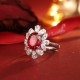 Ruif Jewelry Classic Design S925 Silver 3.84ct Lab Grown Ruby Ring Wedding Bands Ruif Jewelry Classic Design S925 Silver 3.84ct Lab Grown Ruby Ring Wedding Bands