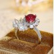 Ruif Jewelry Classic Design S925 Silver 4.81ct Lab Grown Ruby Ring Wedding Bands Ruif Jewelry Classic Design S925 Silver 4.81ct Lab Grown Ruby Ring Wedding Bands