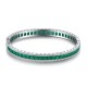 Ruif Jewelry Classic Design S925 Silver Synthetic Emerald Lab Sapphire/Ruby Bracelet Princess Cut Gemstone Jewelry Ruif Jewelry Classic Design S925 Silver Synthetic Emerald Lab Sapphire/Ruby Bracelet Princess Cut Gemstone Jewelry