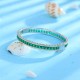 Ruif Jewelry Classic Design S925 Silver Synthetic Emerald Lab Sapphire/Ruby Bracelet Princess Cut Gemstone Jewelry Ruif Jewelry Classic Design S925 Silver Synthetic Emerald Lab Sapphire/Ruby Bracelet Princess Cut Gemstone Jewelry