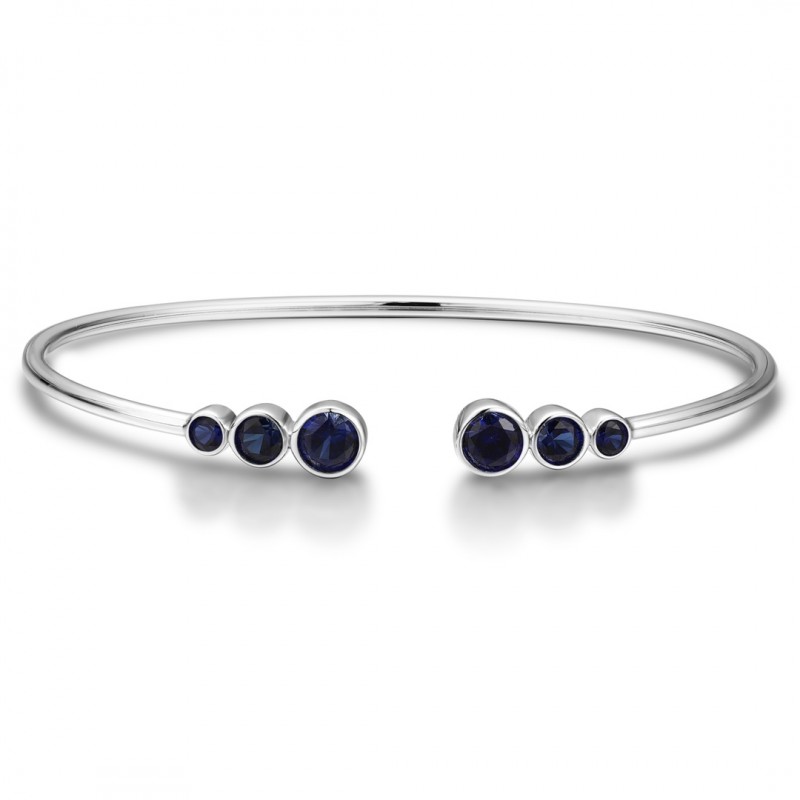 Ruif Jewelry Classic Design S925 Silver 2.05ct Lab Grown Sapphire Bracelet Gemstone Jewelry Ruif Jewelry Classic Design S925 Silver 2.05ct Lab Grown Sapphire Bracelet Gemstone Jewelry