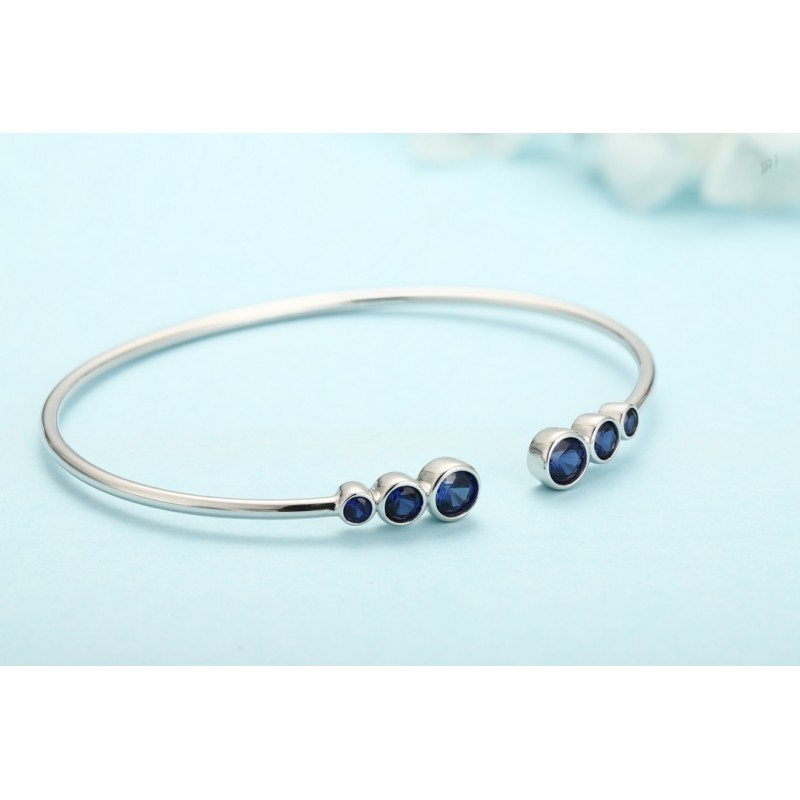 Ruif Jewelry Classic Design S925 Silver 2.05ct Lab Grown Sapphire Bracelet Gemstone Jewelry Ruif Jewelry Classic Design S925 Silver 2.05ct Lab Grown Sapphire Bracelet Gemstone Jewelry