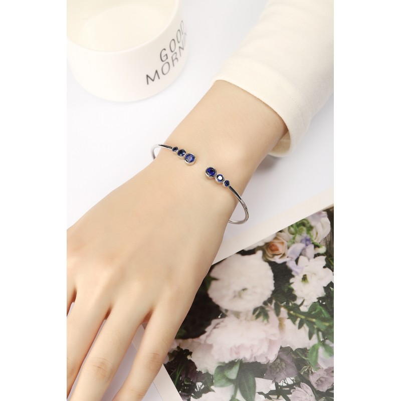 Ruif Jewelry Classic Design S925 Silver 2.05ct Lab Grown Sapphire Bracelet Gemstone Jewelry Ruif Jewelry Classic Design S925 Silver 2.05ct Lab Grown Sapphire Bracelet Gemstone Jewelry