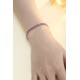 Ruif Jewelry Classic Design S925 Silver 4.32ct Lab Grown Sapphire Bracelet Gradient Purple Color Princess Cut Gemstone Jewelry