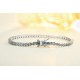 Ruif Jewelry Classic Design S925 Silver 4.32ct Lab Grown Sapphire Bracelet Gradient Green Color Princess Cut Gemstone Jewelry Ruif Jewelry Classic Design S925 Silver 4.32ct Lab Grown Sapphire Bracelet Gradient Green Color Princess Cut Gemstone Jewelry