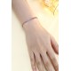 Ruif Jewelry Classic Design S925 Silver 4.32ct Lab Grown Sapphire Bracelet Gradient Papalacha Color Princess Cut Gemstone Jewelry