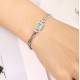 Ruif Jewelry Classic Design S925 Silver 1.51ct Lab Grown Paraiba Sapphire Bracelet Gemstone Jewelry Wedding Party Ruif Jewelry Classic Design S925 Silver 1.51ct Lab Grown Paraiba Sapphire Bracelet Gemstone Jewelry Wedding Party