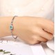 Ruif Jewelry Classic Design S925 Silver 1.51ct Lab Grown Paraiba Sapphire Bracelet Gemstone Jewelry Wedding Party Ruif Jewelry Classic Design S925 Silver 1.51ct Lab Grown Paraiba Sapphire Bracelet Gemstone Jewelry Wedding Party