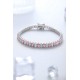 Ruif Jewelry Classic Design S925 Silver 18.62ct Pink/Yellow Color Simulated Diamond Bracelet Wedding Bands Ruif Jewelry Classic Design S925 Silver 18.62ct Pink/Yellow Color Simulated Diamond Bracelet Wedding Bands