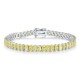 Ruif Jewelry Classic Design S925 Silver 18.62ct Yellow/White Color Simulated Diamond Bracelet Wedding Bands Ruif Jewelry Classic Design S925 Silver 18.62ct Yellow/White Color Simulated Diamond Bracelet Wedding Bands