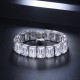 Ruif Jewelry Classic Design S925 Silver 5ctx17pcs White Color Simulated Diamond Bracelet Wedding Bands Ruif Jewelry Classic Design S925 Silver 5ctx17pcs White Color Simulated Diamond Bracelet Wedding Bands