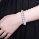 Ruif Jewelry Classic Design S925 Silver 5ctx17pcs White Color Simulated Diamond Bracelet Wedding Bands Ruif Jewelry Classic Design S925 Silver 5ctx17pcs White Color Simulated Diamond Bracelet Wedding Bands