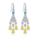 Ruif Jewelry Classic Design S925 Silver 9.16ct Yellow Simulated Diamond Earrings Cubic Zircon Earrings Gemstone Jewelry Ruif Jewelry Classic Design S925 Silver 9.16ct Yellow Simulated Diamond Earrings Cubic Zircon Earrings Gemstone Jewelry