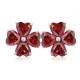 Ruif Jewelry Classic Design S925 Silver Red Color Simulated Diamond Earrings Cubic Zircon Earrings Gemstone Jewelry Ruif Jewelry Classic Design S925 Silver Red Color Simulated Diamond Earrings Cubic Zircon Earrings Gemstone Jewelry