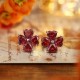 Ruif Jewelry Classic Design S925 Silver Red Color Simulated Diamond Earrings Cubic Zircon Earrings Gemstone Jewelry Ruif Jewelry Classic Design S925 Silver Red Color Simulated Diamond Earrings Cubic Zircon Earrings Gemstone Jewelry