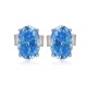 Ruif Jewelry Classic Design S925 Silver Blue Color Simulated Diamond Earrings Cubic Zircon Earrings Gemstone Jewelry Ruif Jewelry Classic Design S925 Silver Blue Color Simulated Diamond Earrings Cubic Zircon Earrings Gemstone Jewelry