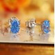 Ruif Jewelry Classic Design S925 Silver Blue Color Simulated Diamond Earrings Cubic Zircon Earrings Gemstone Jewelry Ruif Jewelry Classic Design S925 Silver Blue Color Simulated Diamond Earrings Cubic Zircon Earrings Gemstone Jewelry