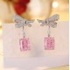 Ruif Jewelry Classic Design S925 Silver 5.0ctx2pcs Pink Color Simulated Diamond Earrings Cubic Zircon Earrings Gemstone Jewelry Ruif Jewelry Classic Design S925 Silver 5.0ctx2pcs Pink Color Simulated Diamond Earrings Cubic Zircon Earrings Gemstone Jewelry