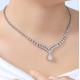 Ruif Jewelry Classic Design S925 Silver 6.81ct White Simulated Diamond Pendant Necklace Gemstone Jewelry Ruif Jewelry Classic Design S925 Silver 6.81ct White Simulated Diamond Pendant Necklace Gemstone Jewelry