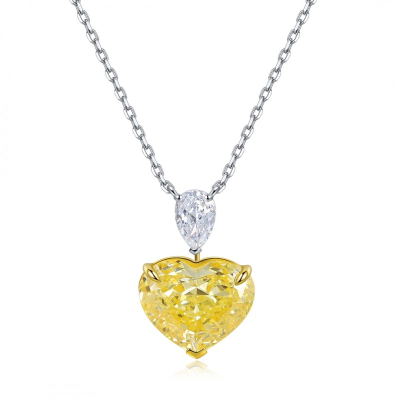 Ruif Jewelry Classic Design S925 Silver 3.0ct Simulated Diamond Pendant Necklace Pink Color Gemstone Jewelry Ruif Jewelry Classic Design S925 Silver 3.0ct Simulated Diamond Pendant Necklace Pink Color Gemstone Jewelry