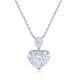 Ruif Jewelry Classic Design S925 Silver 3.0ct Simulated Diamond Pendant Necklace Pink Color Gemstone Jewelry Ruif Jewelry Classic Design S925 Silver 3.0ct Simulated Diamond Pendant Necklace Pink Color Gemstone Jewelry