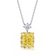 Ruif Jewelry Classic Design S925 Silver 5.0ct Simulated Diamond Pendant Necklace Pink Color Gemstone Jewelry Ruif Jewelry Classic Design S925 Silver 5.0ct Simulated Diamond Pendant Necklace Pink Color Gemstone Jewelry