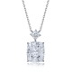Ruif Jewelry Classic Design S925 Silver 5.0ct Simulated Diamond Pendant Necklace Pink Color Gemstone Jewelry Ruif Jewelry Classic Design S925 Silver 5.0ct Simulated Diamond Pendant Necklace Pink Color Gemstone Jewelry