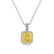 Ruif Jewelry Classic Design S925 Silver 5.0ct Simulated Diamond Pendant Necklace Pink/Yellow/White Color Gemstone Jewelry Ruif Jewelry Classic Design S925 Silver 5.0ct Simulated Diamond Pendant Necklace Pink/Yellow/White Color Gemstone Jewelry