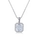 Ruif Jewelry Classic Design S925 Silver 5.0ct Simulated Diamond Pendant Necklace Pink/Yellow/White Color Gemstone Jewelry Ruif Jewelry Classic Design S925 Silver 5.0ct Simulated Diamond Pendant Necklace Pink/Yellow/White Color Gemstone Jewelry