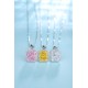 Ruif Jewelry Classic Design S925 Silver 5.0ct Simulated Diamond Pendant Necklace Pink/Yellow/White Color Gemstone Jewelry Ruif Jewelry Classic Design S925 Silver 5.0ct Simulated Diamond Pendant Necklace Pink/Yellow/White Color Gemstone Jewelry