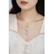 Ruif Jewelry Classic Design S925 Silver 5.0ct Simulated Diamond Pendant Necklace Pink/Yellow/White Color Gemstone Jewelry Ruif Jewelry Classic Design S925 Silver 5.0ct Simulated Diamond Pendant Necklace Pink/Yellow/White Color Gemstone Jewelry