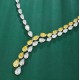 Ruif Jewelry Classic Design S925 Silver 55.29ct White/Yellow Simulated Diamond Pendant Necklace Gemstone Jewelry Ruif Jewelry Classic Design S925 Silver 55.29ct White/Yellow Simulated Diamond Pendant Necklace Gemstone Jewelry