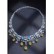 Ruif Jewelry Classic Design S925 Silver 5ct Yellow/White Simulated Diamond Pendant Necklace Gemstone Jewelry Ruif Jewelry Classic Design S925 Silver 5ct Yellow/White Simulated Diamond Pendant Necklace Gemstone Jewelry