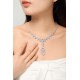 Ruif Jewelry Classic Design S925 Silver 3.0ct White Simulated Diamond Pendant Necklace Gemstone Jewelry Ruif Jewelry Classic Design S925 Silver 3.0ct White Simulated Diamond Pendant Necklace Gemstone Jewelry