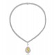 Ruif Jewelry Classic Design S925 Silver 9.5ct White/ Yellow Simulated Diamond Pendant Necklace Gemstone Jewelry Ruif Jewelry Classic Design S925 Silver 9.5ct White/ Yellow Simulated Diamond Pendant Necklace Gemstone Jewelry
