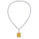 Ruif Jewelry Classic Design S925 Silver 104.36ct White/ Yellow Simulated Diamond Pendant Necklace Gemstone Jewelry Ruif Jewelry Classic Design S925 Silver 104.36ct White/ Yellow Simulated Diamond Pendant Necklace Gemstone Jewelry