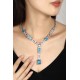Ruif Jewelry Classic Design S925 Silver 55.06ct Simulated Diamond Pendant Necklace Yellow Color Gemstone Jewelry Ruif Jewelry Classic Design S925 Silver 55.06ct Simulated Diamond Pendant Necklace Yellow Color Gemstone Jewelry
