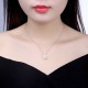 Ruif Jewelry Classic Design S925 Silver 5.0ct Simulated Diamond Pendant Necklace Gemstone Jewelry Ruif Jewelry Classic Design S925 Silver 5.0ct Simulated Diamond Pendant Necklace Gemstone Jewelry