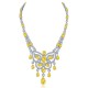 Ruif Jewelry Classic Design S925 Silver 20ct Yellow/White Color White/ Yellow Simulated Diamond Pendant Necklace Gemstone Jewelry Ruif Jewelry Classic Design S925 Silver 20ct Yellow/White Color White/ Yellow Simulated Diamond Pendant Necklace Gemstone Jewelry