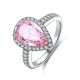 Ruif Jewelry Classic Design S925 Silver 3.0ct Pink/Yellow/White Colors Simulated Diamond Ring Cubic Zircon Ring Wedding Bands Ruif Jewelry Classic Design S925 Silver 3.0ct Pink/Yellow/White Colors Simulated Diamond Ring Cubic Zircon Ring Wedding Bands