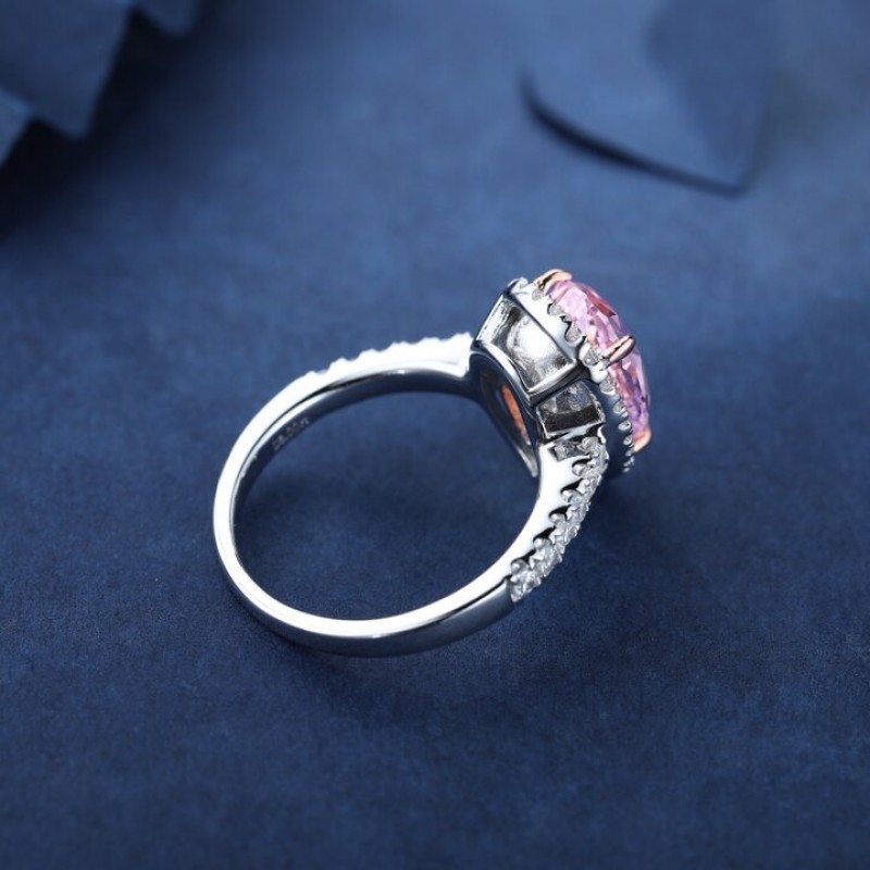Ruif Jewelry Classic Design S925 Silver 3.0ct Pink/Yellow/White Colors Simulated Diamond Ring Cubic Zircon Ring Wedding Bands Ruif Jewelry Classic Design S925 Silver 3.0ct Pink/Yellow/White Colors Simulated Diamond Ring Cubic Zircon Ring Wedding Bands