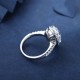 Ruif Jewelry Classic Design S925 Silver 3.0ct Pink/Yellow/White Colors Simulated Diamond Ring Cubic Zircon Ring Wedding Bands Ruif Jewelry Classic Design S925 Silver 3.0ct Pink/Yellow/White Colors Simulated Diamond Ring Cubic Zircon Ring Wedding Bands