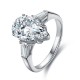 Ruif Jewelry Classic Design S925 Silver 3.0ct White Simulated Diamond Ring Cubic Zircon Ring Ruif Jewelry Classic Design S925 Silver 3.0ct White Simulated Diamond Ring Cubic Zircon Ring