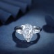 Ruif Jewelry Classic Design S925 Silver 3.0ct White Simulated Diamond Ring Cubic Zircon Ring Ruif Jewelry Classic Design S925 Silver 3.0ct White Simulated Diamond Ring Cubic Zircon Ring